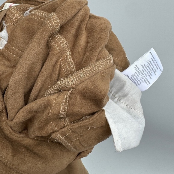 Levi’s 710 Super Skinny Faux Suede Tan Girl’s Pants Size 6 Years - Picture 12 of 14